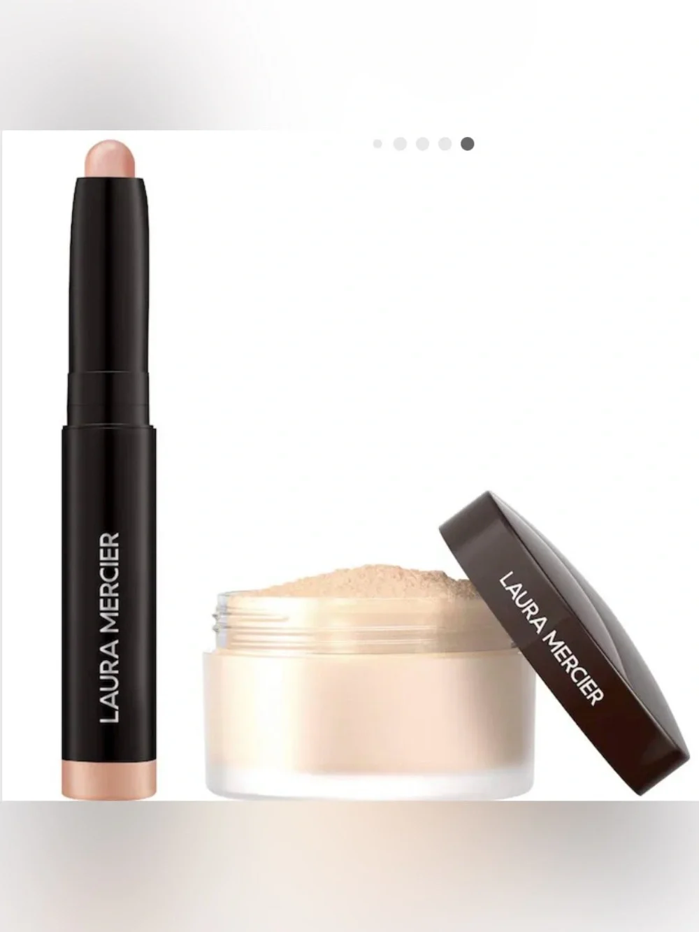 Laura Mercier Artistry Icons Highlight Stick & Setting Powder- Champagne Glow